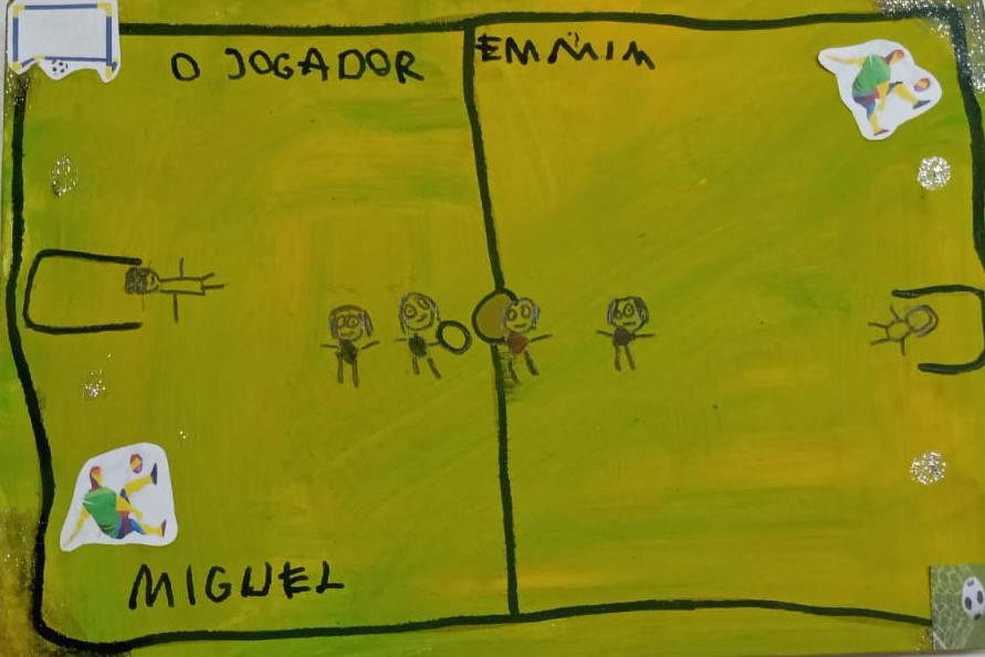 MIGUEL JOCA GURJÃO - DO IMAGINÁRIO AO MATERIAL; DO ABSTRATO AO CONCRETO. O QUE NO LÚDICO HOJE SOU, NA REALIDADE UM DIA SEREI: JOGADOR DE FUTEBOL